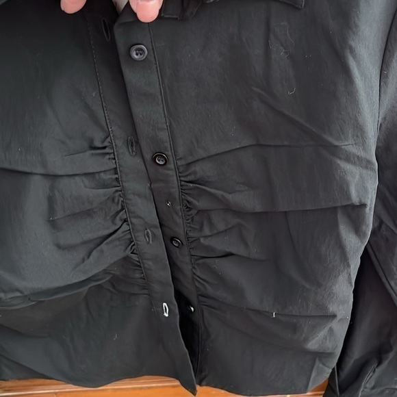 NWT Patrizio Luca Milano Women’s Black Blouse, Size Medium! - Picture 5 of 11